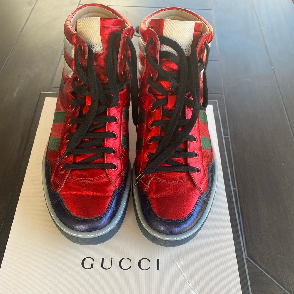 Gucci men  high top size 10 sneakers